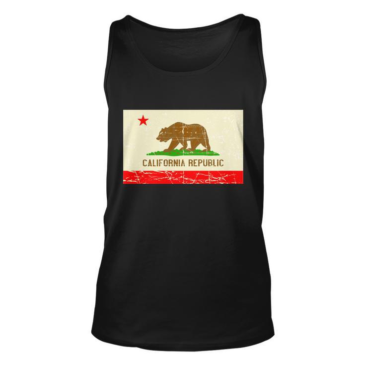 Vintage California Republic Flag Unisex Tank Top