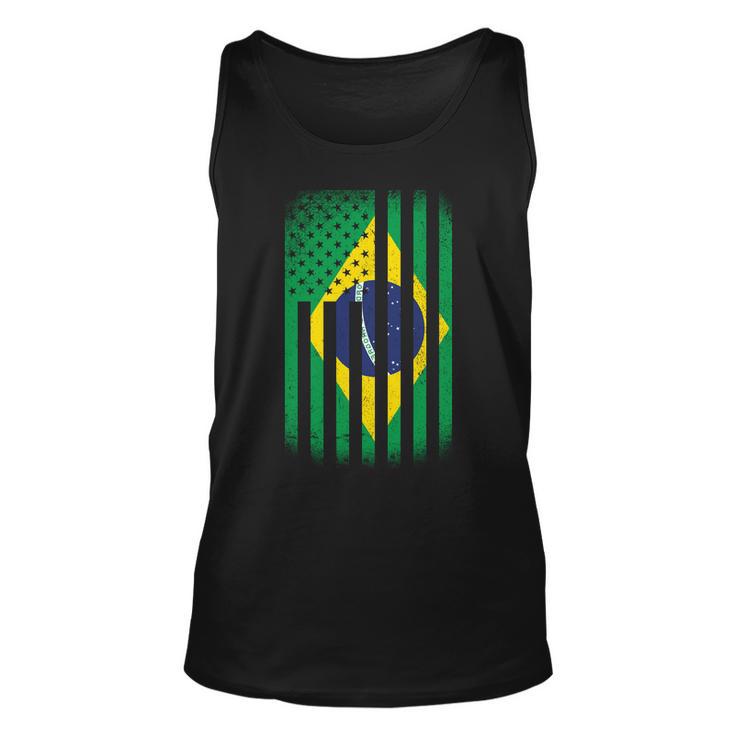 Vintage Flag Of Brazil Unisex Tank Top