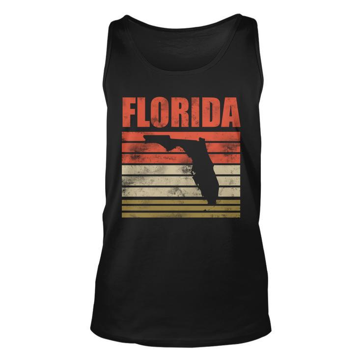 Vintage Florida State Map Unisex Tank Top