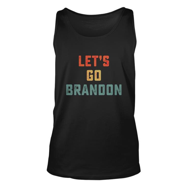 Vintage Lets Go Brandon Lets Go Brandon Unisex Tank Top