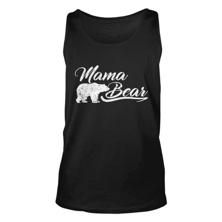 Vintage Mama Bear Retro Mother Logo Unisex Tank Top