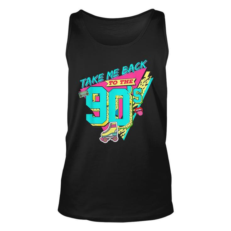 Vintage Music Tape 90S Take Me Back To The 90S  Men Women Tank Top Graphic Print Unisex