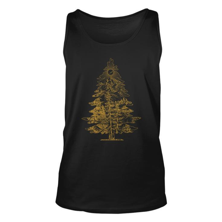 Vintage Nature Lover Pine Tree Forest Tshirt Unisex Tank Top
