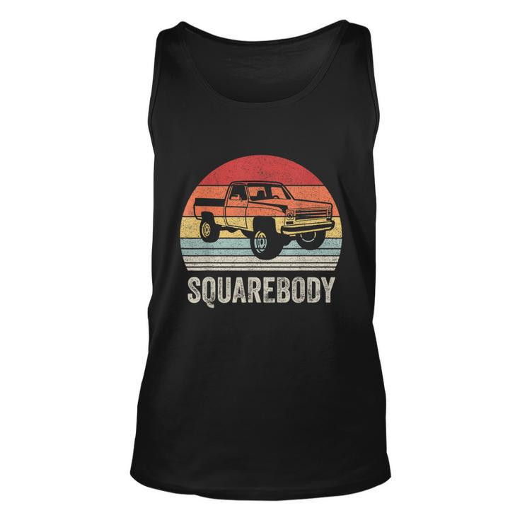 Vintage Retro Classic Square Body Squarebody Truck Tshirt Unisex Tank Top