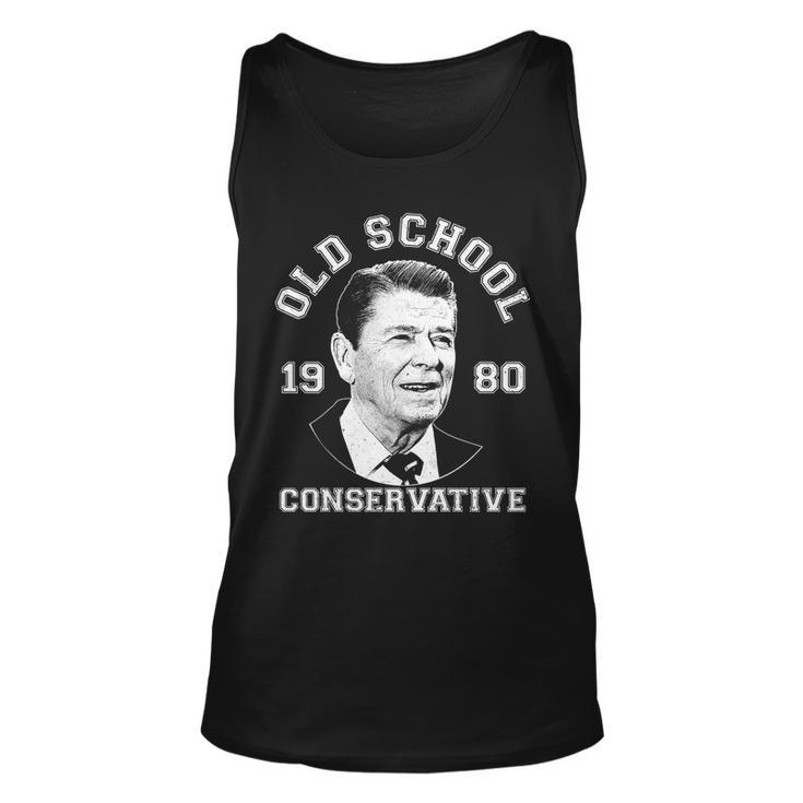 Vintage Ronald Reagan Old School Conservative Unisex Tank Top