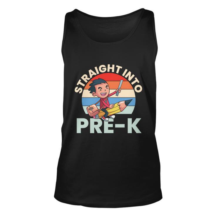 Vintage Straight Into Prek Boy Back To School Unisex Tank Top