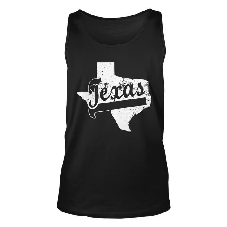 Vintage Texas State Logo Unisex Tank Top