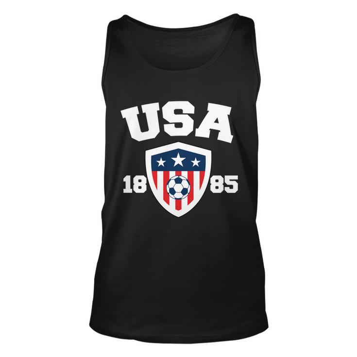 Vintage Usa Soccer  Unisex Tank Top