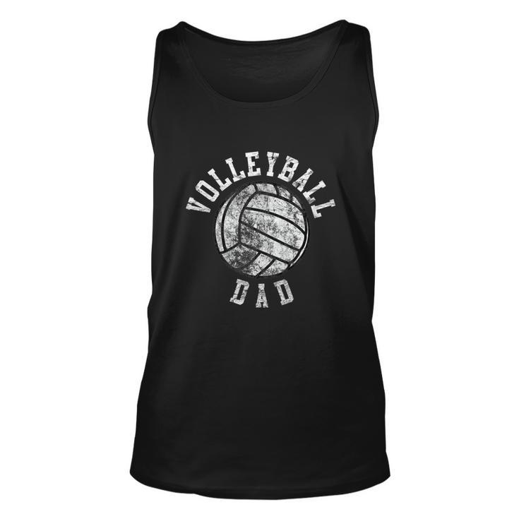 Vintage Volleyball Dad Unisex Tank Top