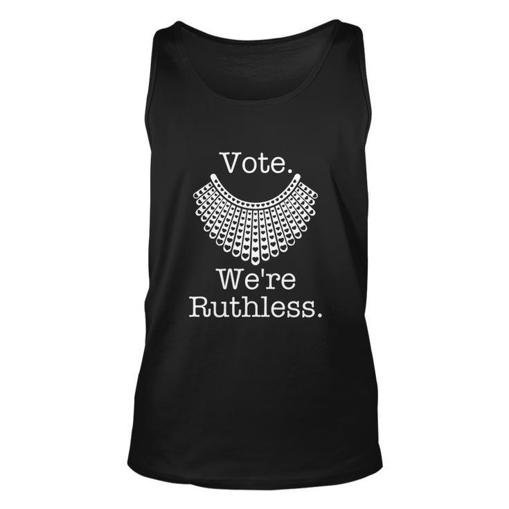 Vote Were Ruthless Notorious Rbg Ruth Bader Ginsburg Unisex Tank Top