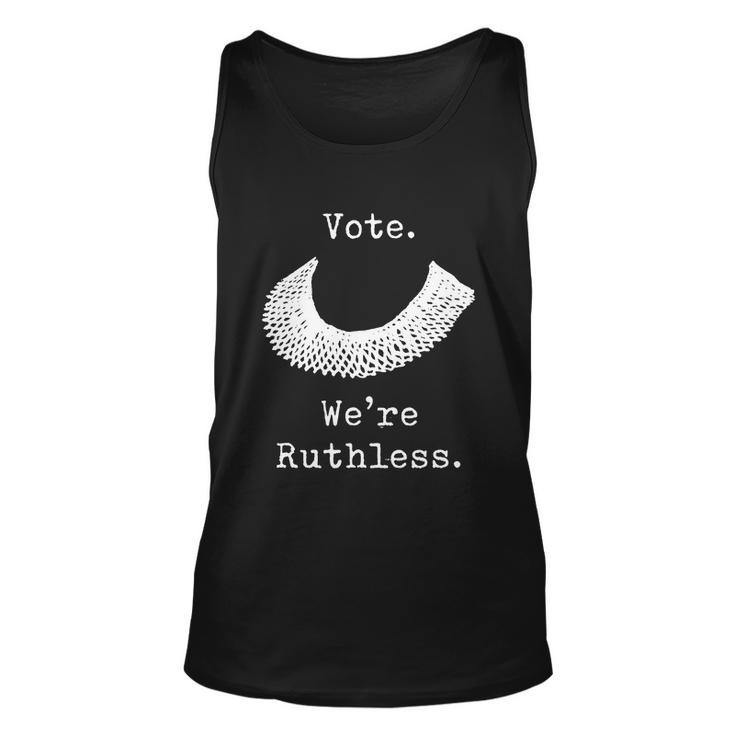 Vote Were Ruthless Rgb Feminist Pro Choice Unisex Tank Top
