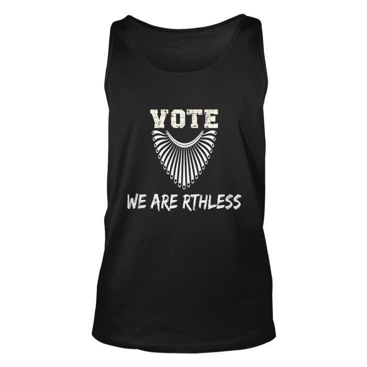 Vote Were Ruthless Rgb Feminist Pro Choice Unisex Tank Top