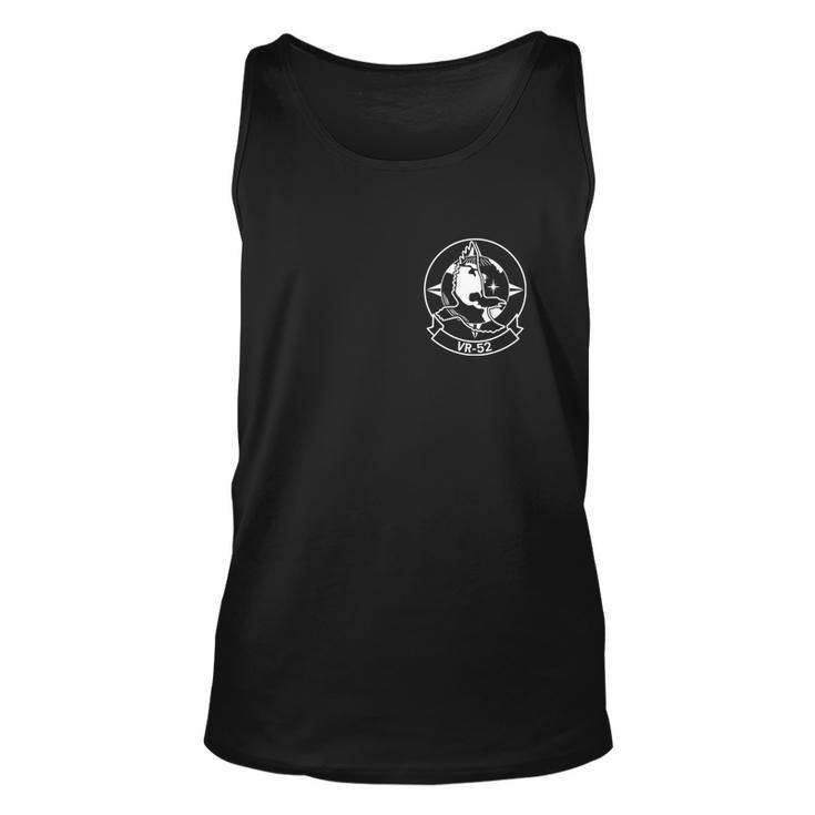 Vr52 Taskmasters On Front 50Th Anniversary Design On Back Unisex Tank Top