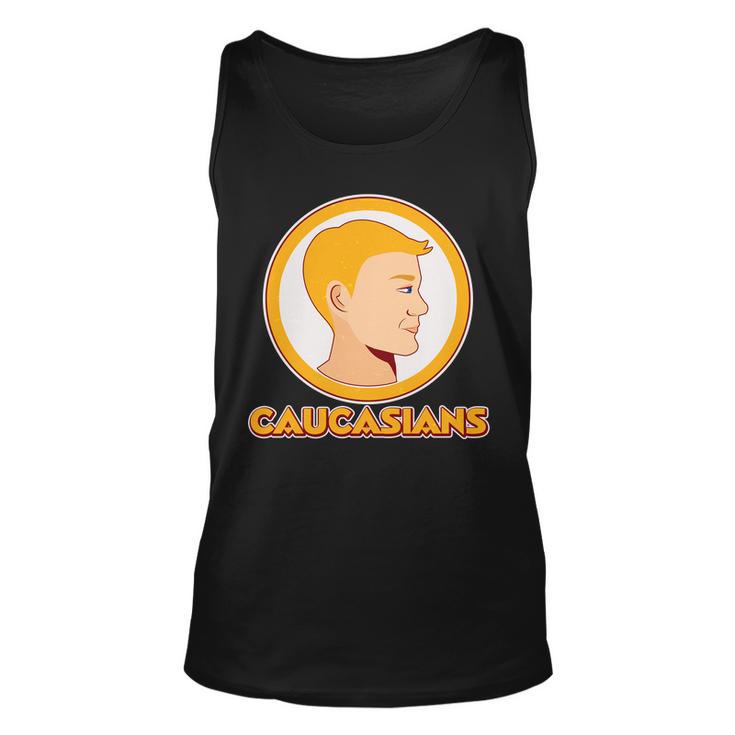 Washington Caucasians Football Logo Tshirt Unisex Tank Top