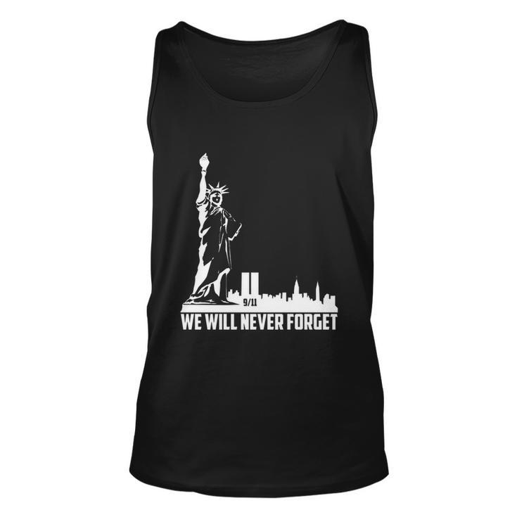 We Will Never Forget Tshirtwe Will Never Forget September 11Th  Graphic Design Printed Casual Daily Basic Unisex Tank Top