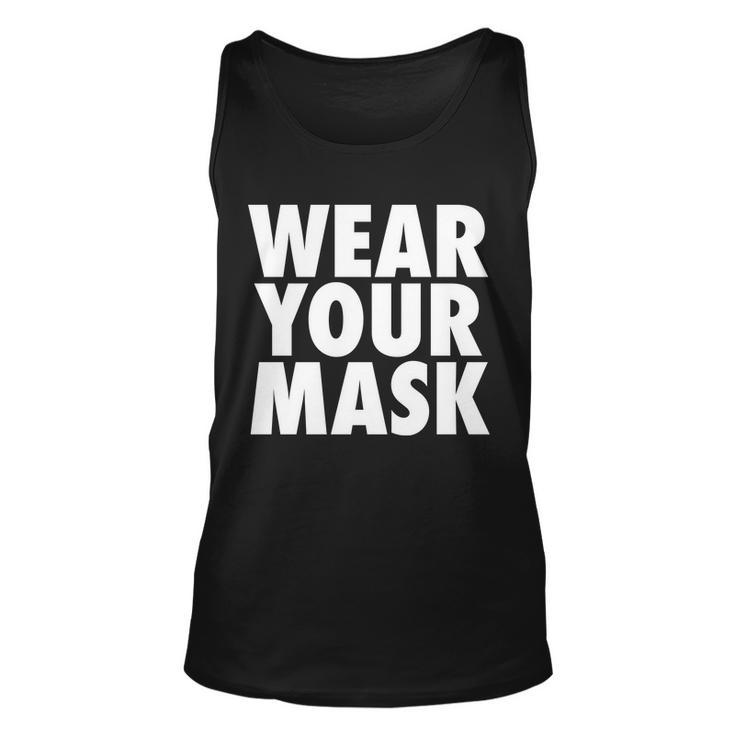 Wear Your Mask V2 Unisex Tank Top