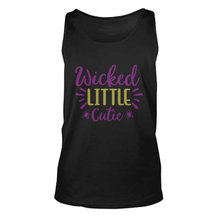 Wicked Little Cutie Halloween Quote V4 Unisex Tank Top