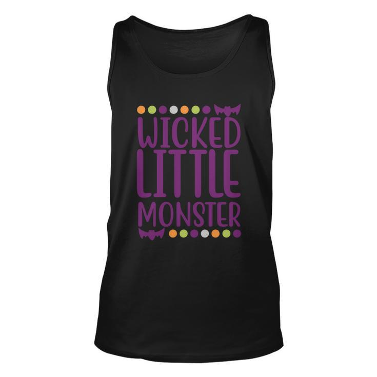 Wicked Little Monster Halloween Quote Unisex Tank Top