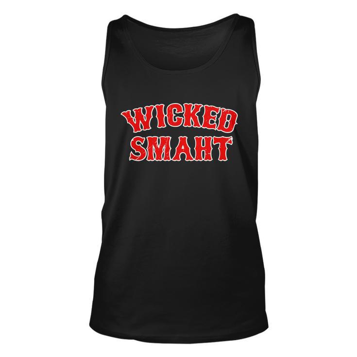 Wicked Smaht Smart Boston Massachusetts V2 Unisex Tank Top