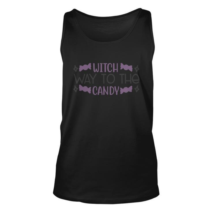 Witch Way To The Candy Halloween Quote V4 Unisex Tank Top