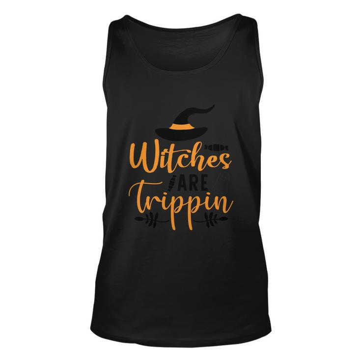 Witches Are Trippin Halloween Quote Unisex Tank Top