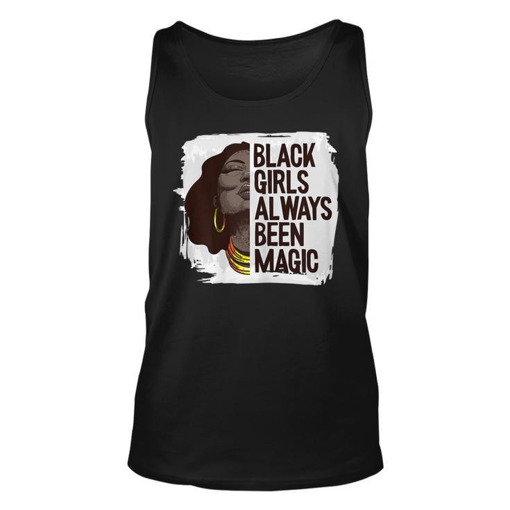 Womens Black Girl Magic Black History Month Blm Melanin Afro Queen  V2 Unisex Tank Top