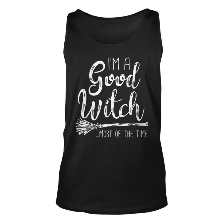 Womens Im A Good Witch Funny Halloween  Unisex Tank Top