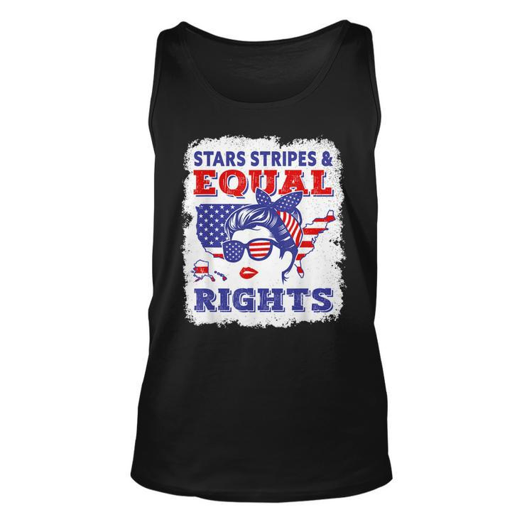 Womens Right Pro Choice Feminist Stars Stripes Equal Rights  Unisex Tank Top