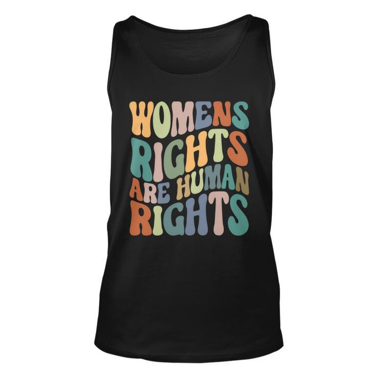 Womens Rights Are Human Rights Hippie Style Pro Choice V2 Unisex Tank Top