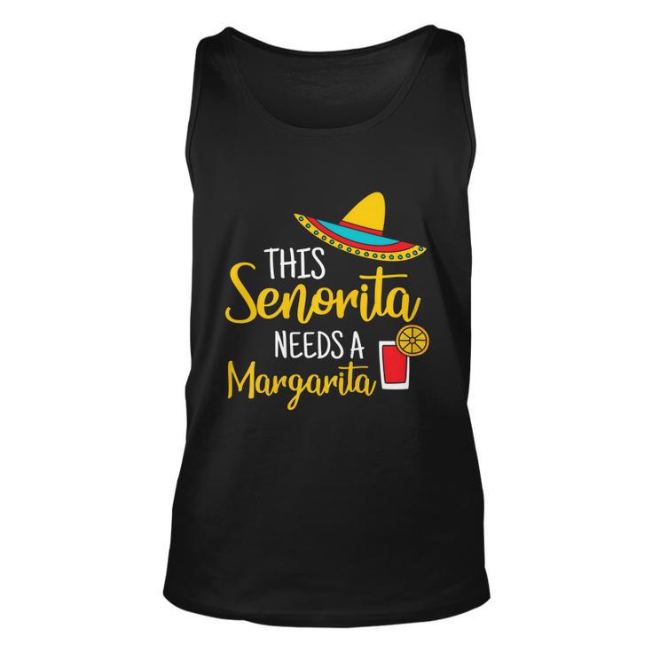 Womens Senorita Margarita Mexican Fiesta Funny Cinco De Mayo Unisex Tank Top