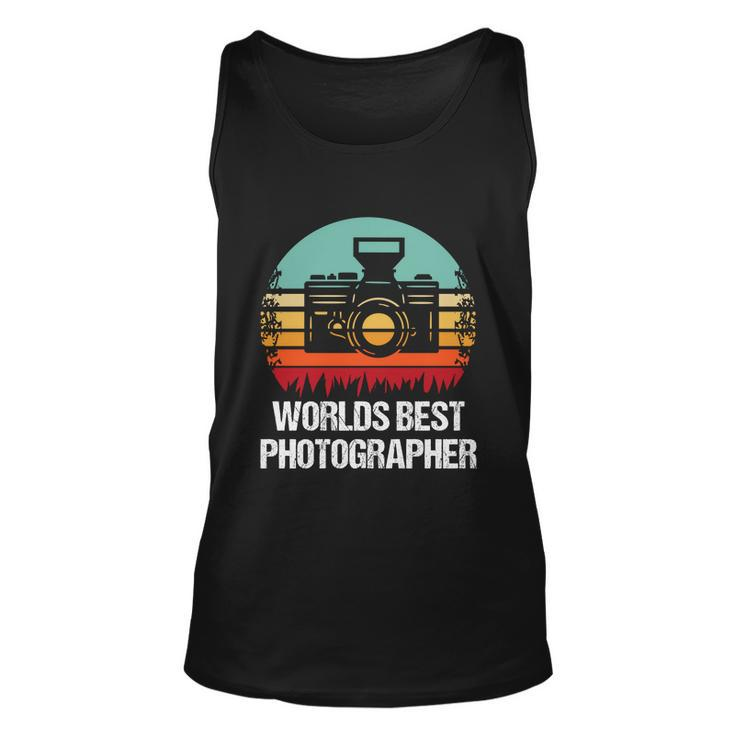 Worlds Best Photographer Photographer Gift Unisex Tank Top