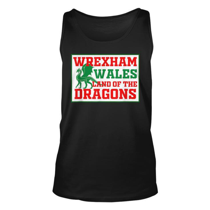 Wrexham Wales Welsh Gifts  Men Women Tank Top Graphic Print Unisex