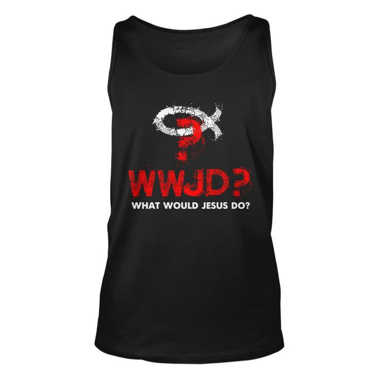 Wwjd What Would Jesus Do Unisex Tank Top