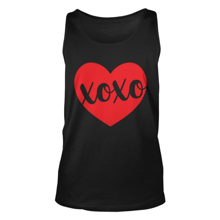 Xoxo Valentines Heart Unisex Tank Top