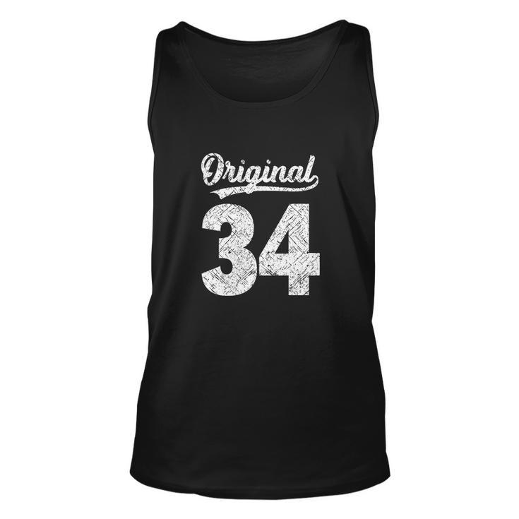 Years Issues Original Vintage Of It´S My 34Th Birthday Unisex Tank Top