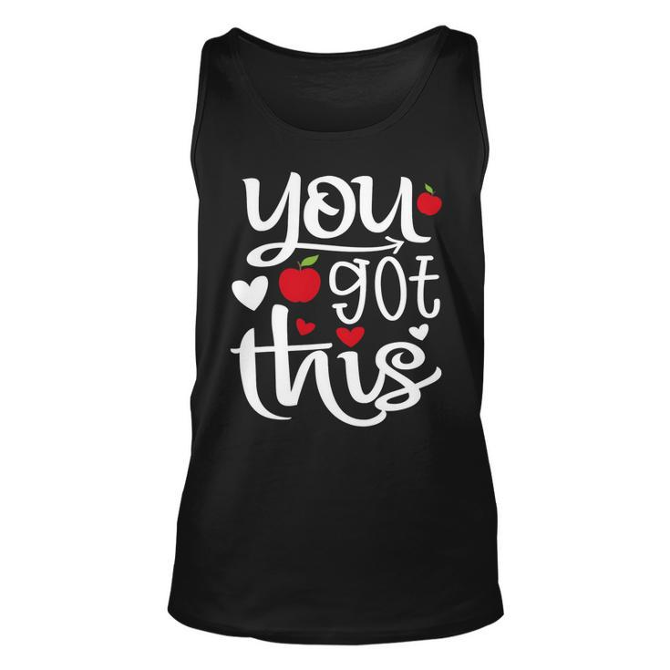 You Got This Funny Teacher Student Testing Day Rock The Test V2 Unisex Tank Top
