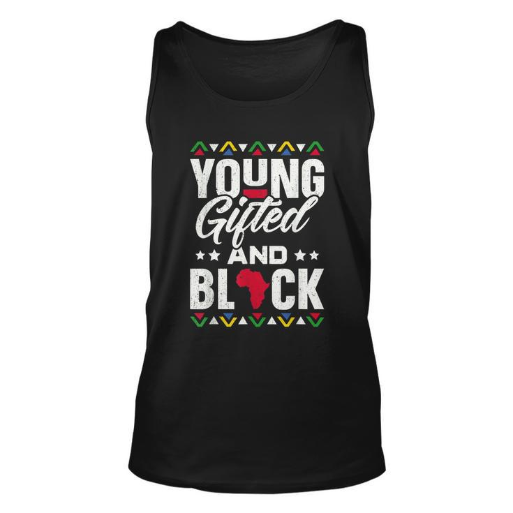 Young Gifted & Black African Pride Black History Month Unisex Tank Top
