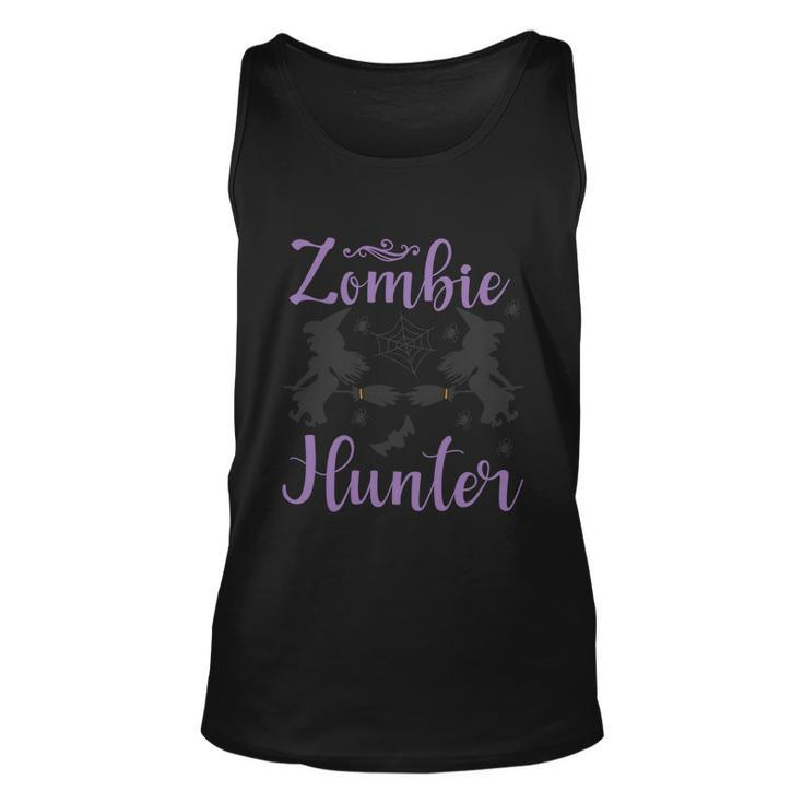 Zombie Hunter Witch Halloween Quote Unisex Tank Top