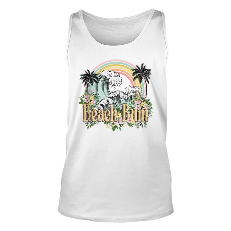 Vintage Retro Beach Bum Tropical Summer Vacation Gifts  Unisex Tank Top
