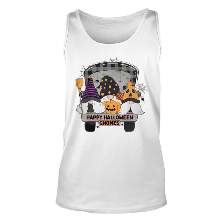 Bbkq Funny Truck Halloween Gnomes Happy Autumn Halloween  Unisex Tank Top