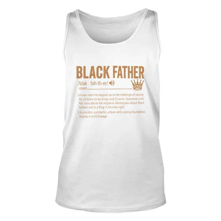Black Father The Man The Myth The Legend Blackfather Dad Daddy Grandpa Grandfath Unisex Tank Top
