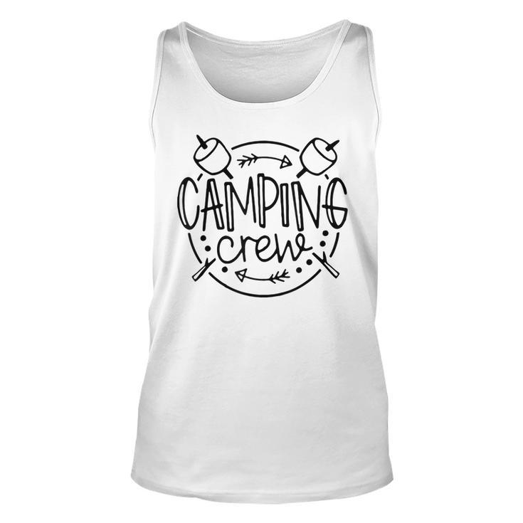 Camping Crew Funny Rv Camper Outdoors Vacation Adventures  Men Women Tank Top Graphic Print Unisex