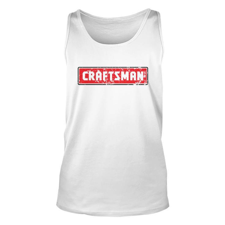 Craftsman Distressed Tshirt Unisex Tank Top