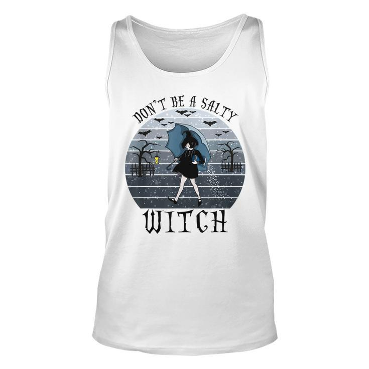 Dont Be A Salty Witch Vintage Halloween Costume  Unisex Tank Top
