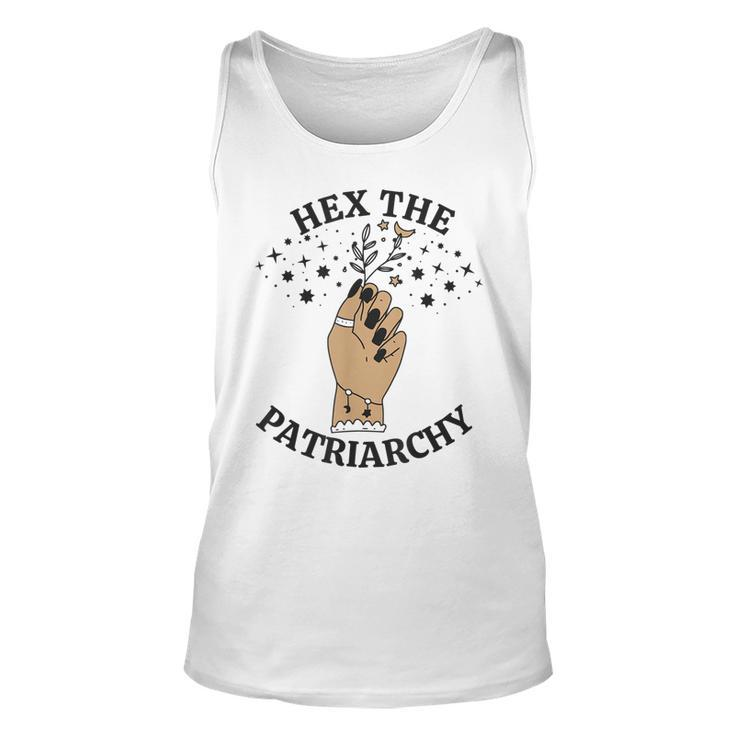 Feminist Witch Hex The Patriarchy  V2 Unisex Tank Top