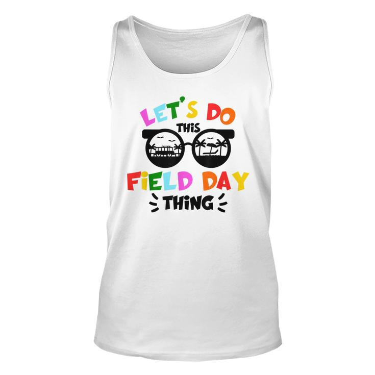 Field Day Thing Summer Kids Field Day 22 Teachers Colorful  Unisex Tank Top