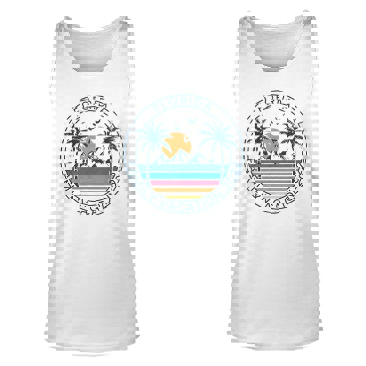 Florida Family Vacation 2022 Beach Palm Tree Summer Tropical  Unisex Tank Top