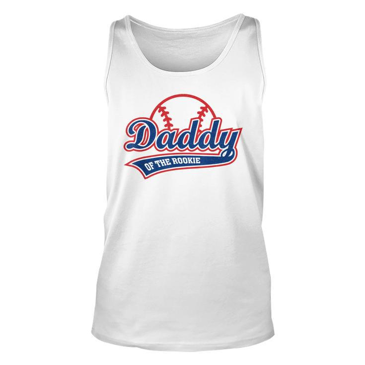 Funny Retro Baseball Daddy Of The Rookie  Men Women Tank Top Graphic Print Unisex