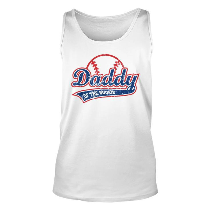 Funny Vintage Baseball Daddy Of The Rookie  Men Women Tank Top Graphic Print Unisex
