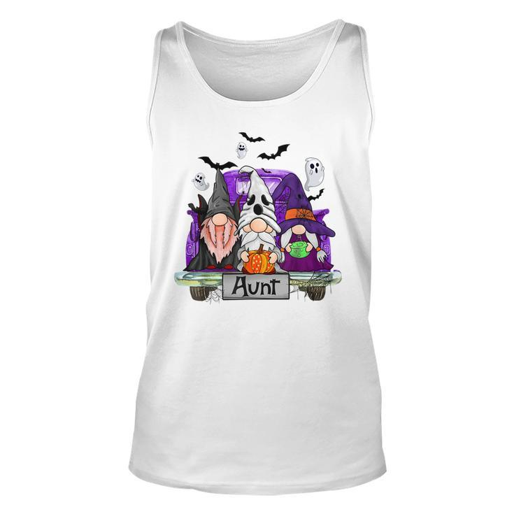 Gnomes Witch Truck Aunt Funny Halloween Costume  Unisex Tank Top